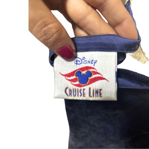 Vintage Rare Disney Cruise Line 100% Silk Slip Nightgown Size Extra Large - Picture 3 of 4